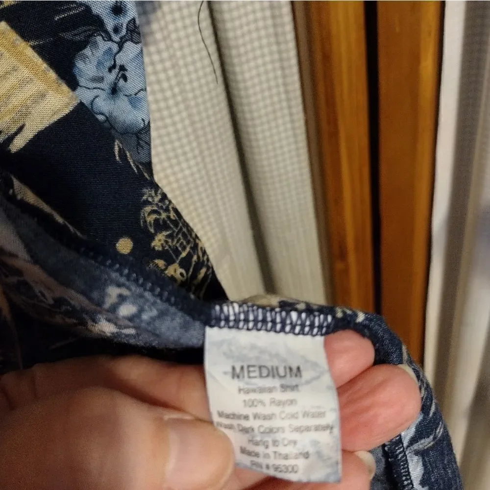 Vintage Paradise Gold Hawaiian shirt